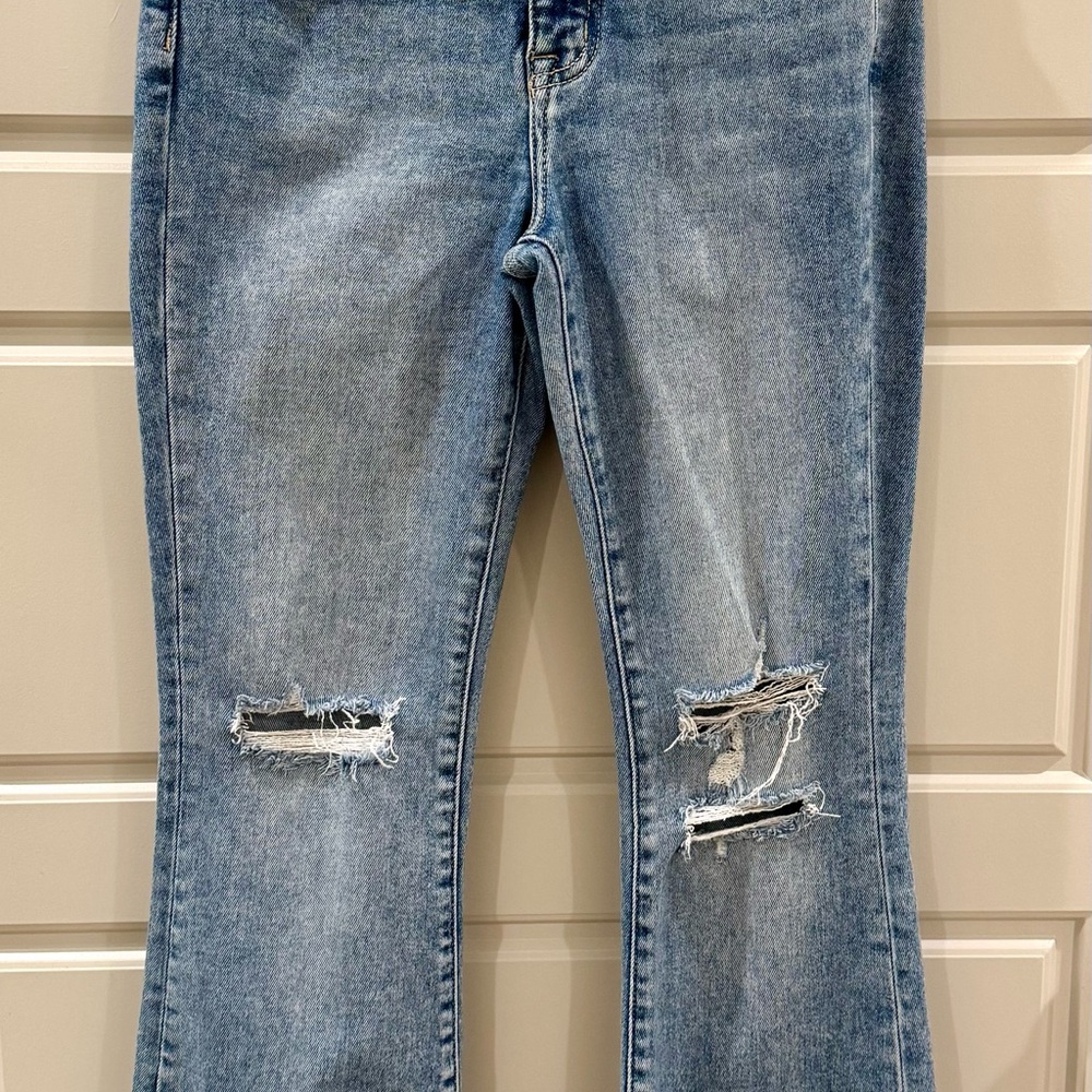 Distressed Blue Women's Jeans
